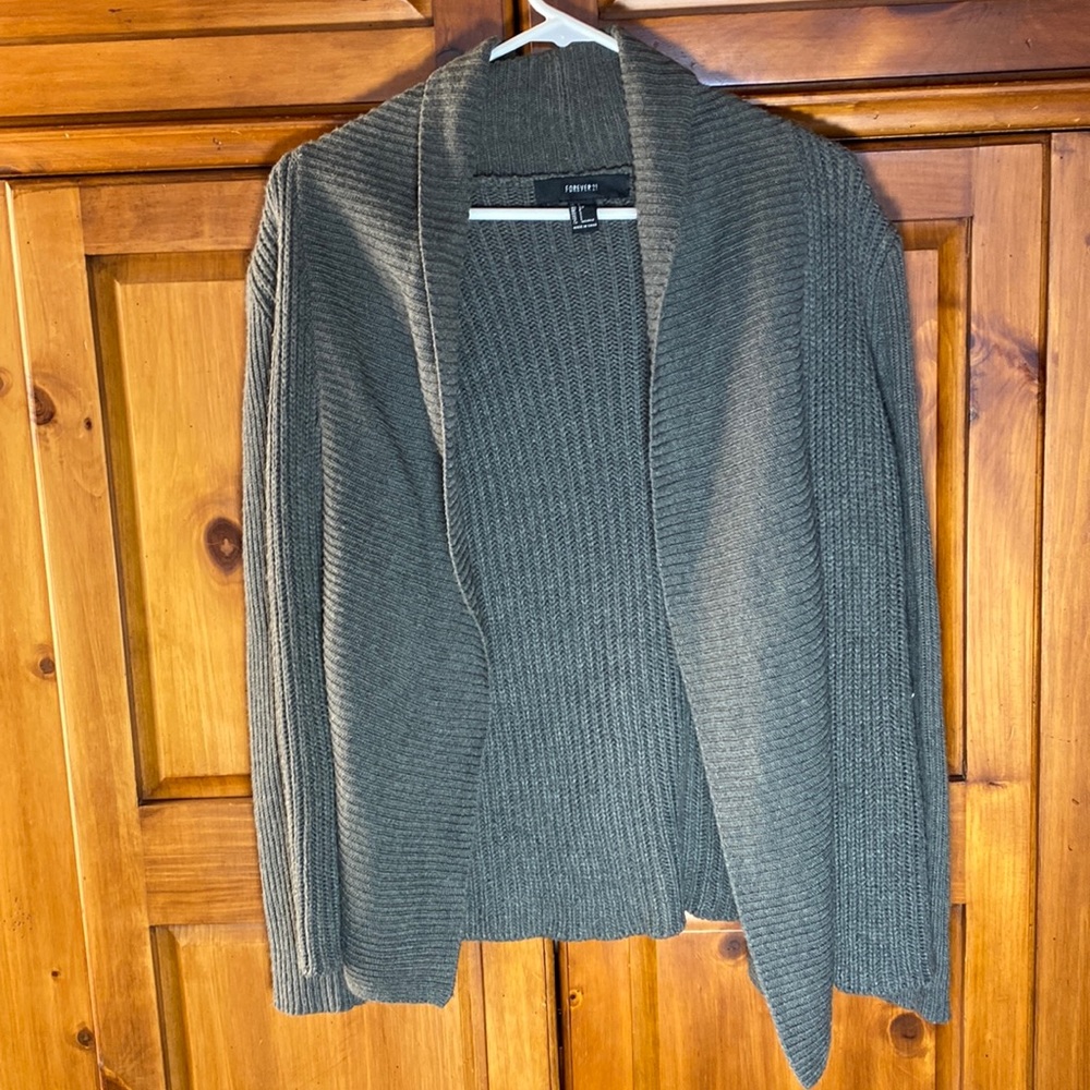 Forever 21 Gray Womens Cardigan